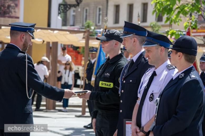 Powiatowy Dzień Strażaka na średzkim rynku