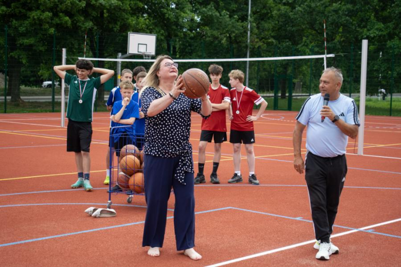 Otwarcie kompleksu sportowego w Ciechowie