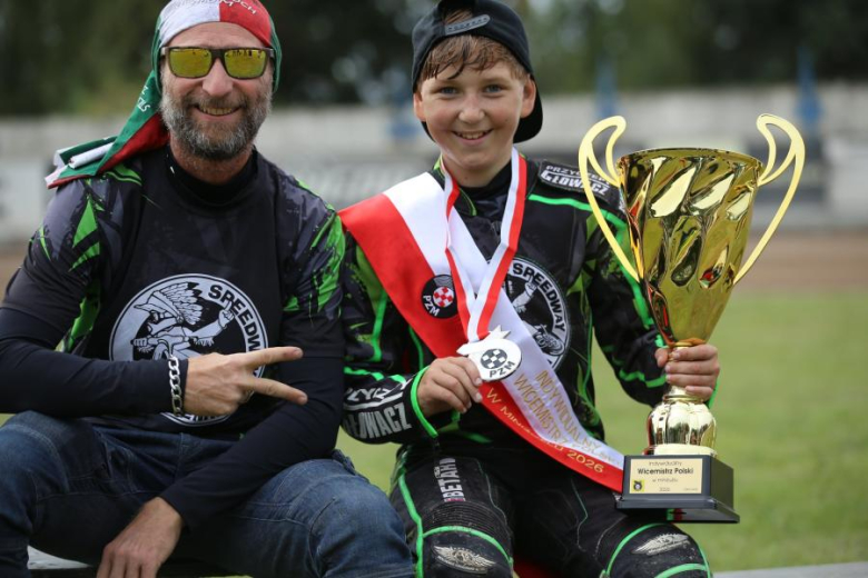 12-letni Filip Rojewski wicemistrzem Polski! Wielki sukces młodego żużlowca z Ciechowa [Zdjęcia]