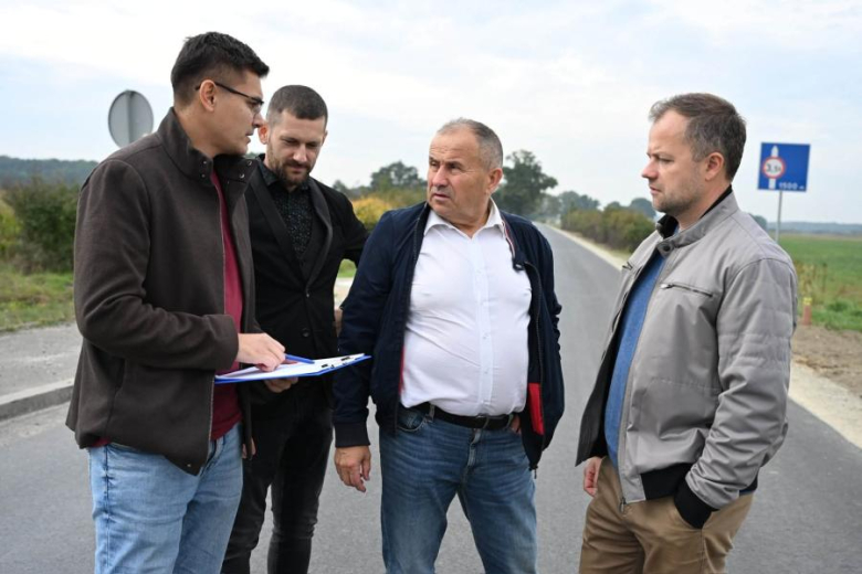 Odbiór przebudowanej drogi
