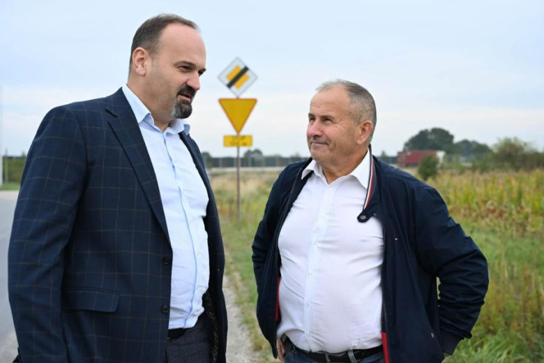 Odbiór przebudowanej drogi