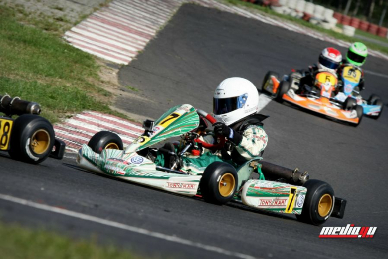 Damian Mazurek podczas zawodów