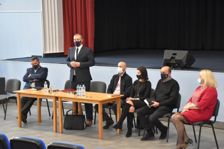 Spotkanie wójta Marcina Matyi z radnymi i sołtysami gminy Malczyce