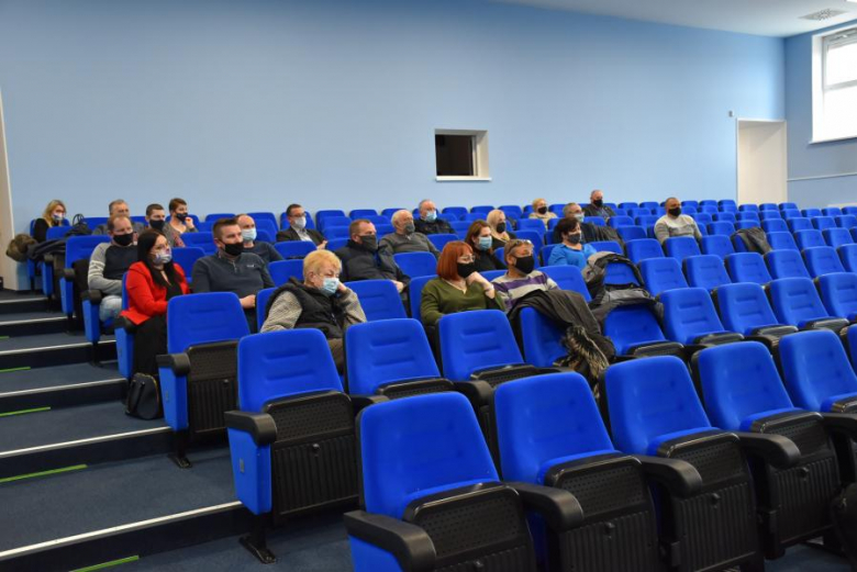 Spotkanie wójta Marcina Matyi z radnymi i sołtysami gminy Malczyce