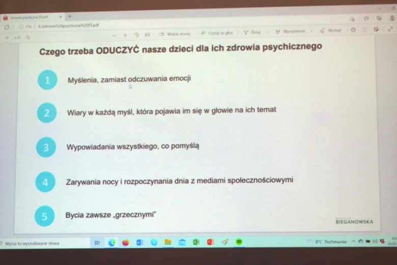  Konferencja na temat zdrowia psychicznego