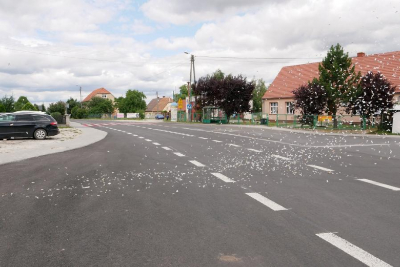 Droga powiatowa relacji Chomiąża - Jastrzębce oficjalnie oddana do użytku