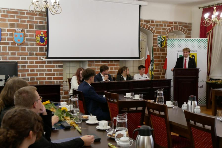 Posiedzenie Młodzieżowej Rady Miejskiej w Środzie Śląskiej