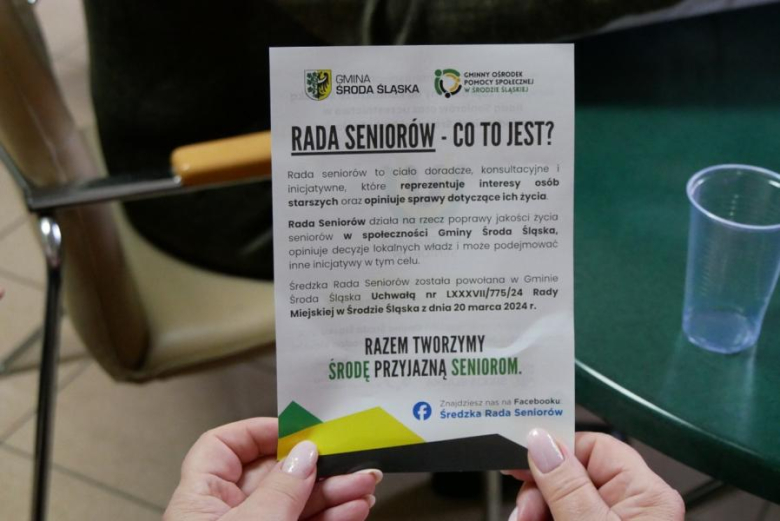 Spotkanie o bezpieczeństwie i potrzebach seniorów w Domu Kultury