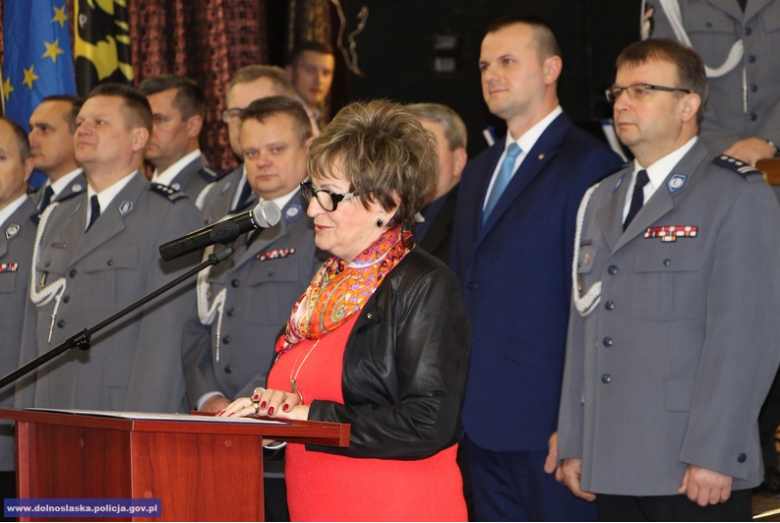 Ślubowanie nowych policjantów