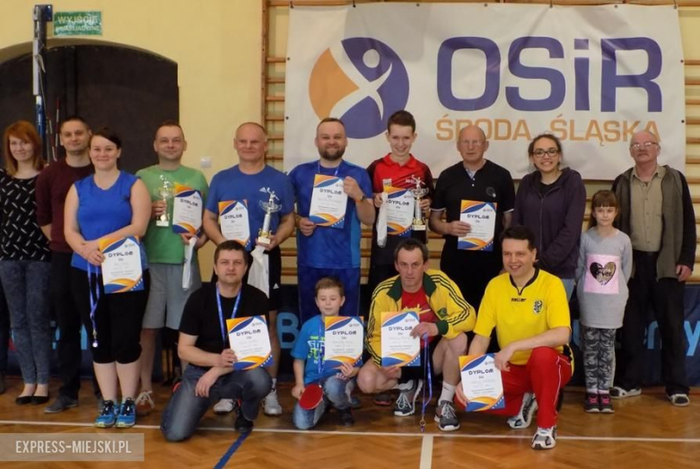 Wiosenny Turniej Tenisa Stołowego w Środzie Śląskiej