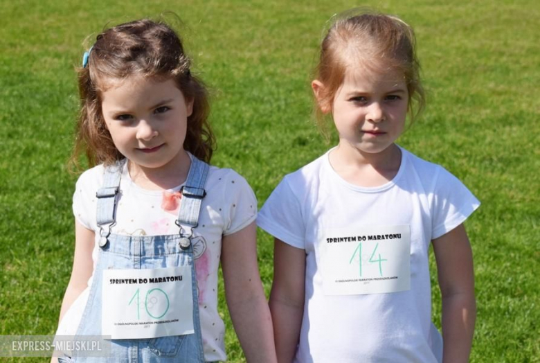 Przedszkolaki wzięły udział w maratonie