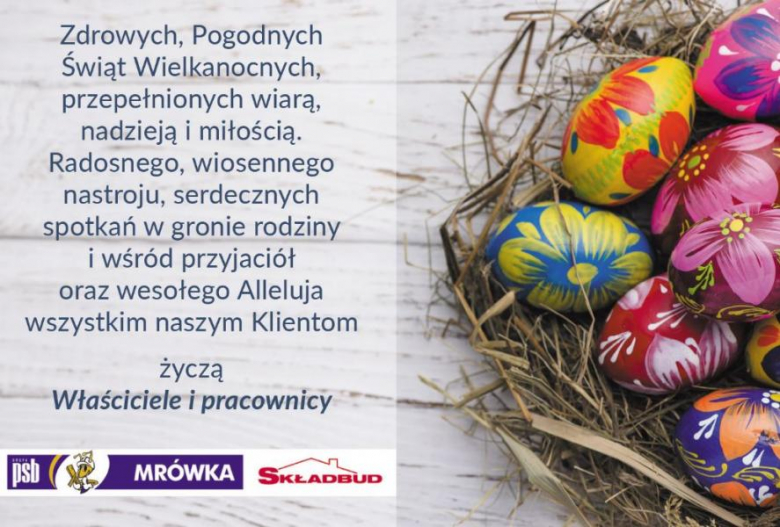 Życzenia z okazji Świąt Wielkanocnych