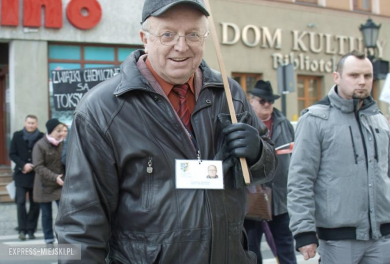 Protest na przejściu dla pieszych na DK94