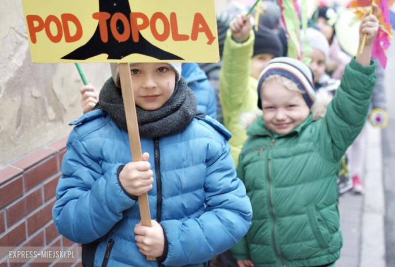 Pochód przedszkolaków w Środzie Śląskiej