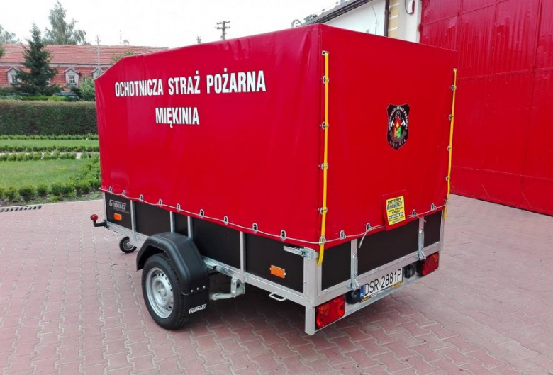 Nowa przyczepka OSP Miękinia