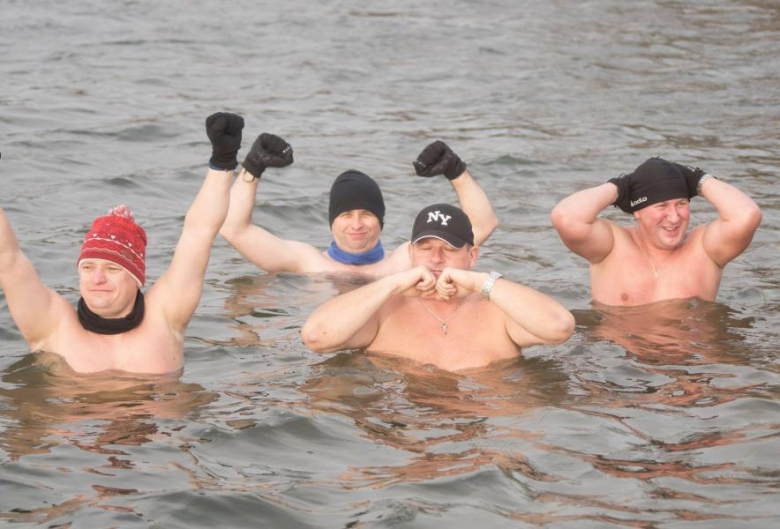 Morsowanie noworoczne na Kajakach