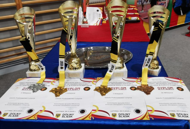 W zawodach, które odbyły się 29 listopada w hali sportowej ZSP Lutynia, rywalizowało 360 karateków