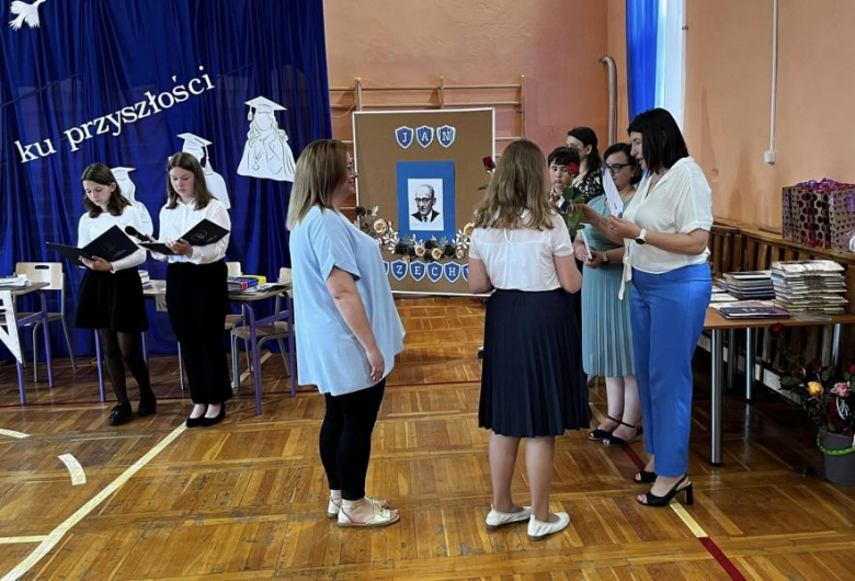 Zakończenie roku szkolnego w Szkole Podstawowej w  Mieczkowie