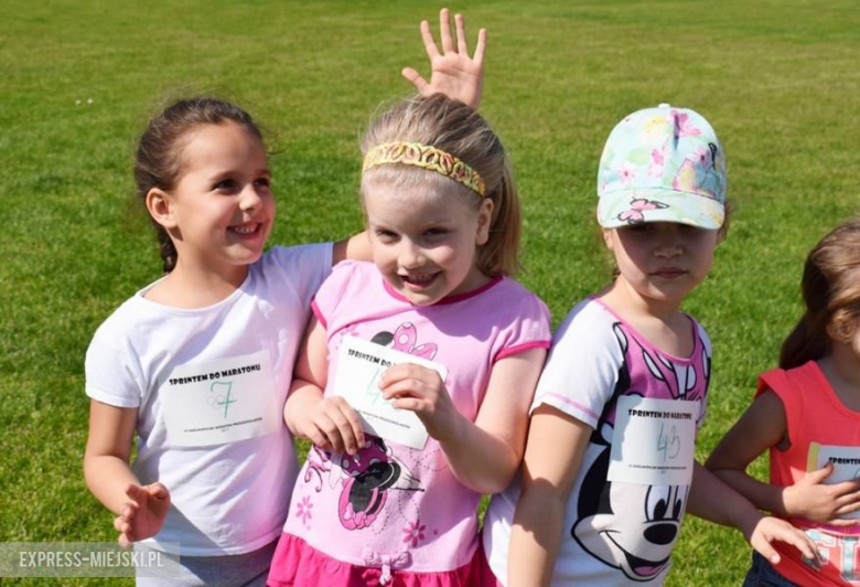 Przedszkolaki wzięły udział w maratonie
