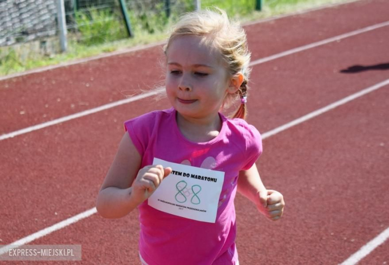 Przedszkolaki wzięły udział w maratonie