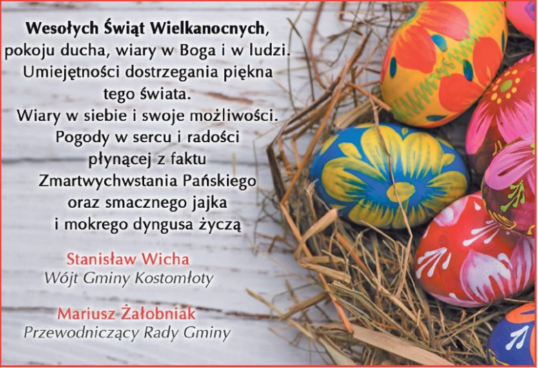 Życzenia z okazji Świąt Wielkanocnych