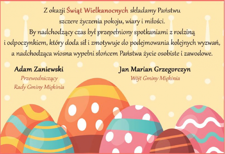 Życzenia z okazji Świąt Wielkanocnych