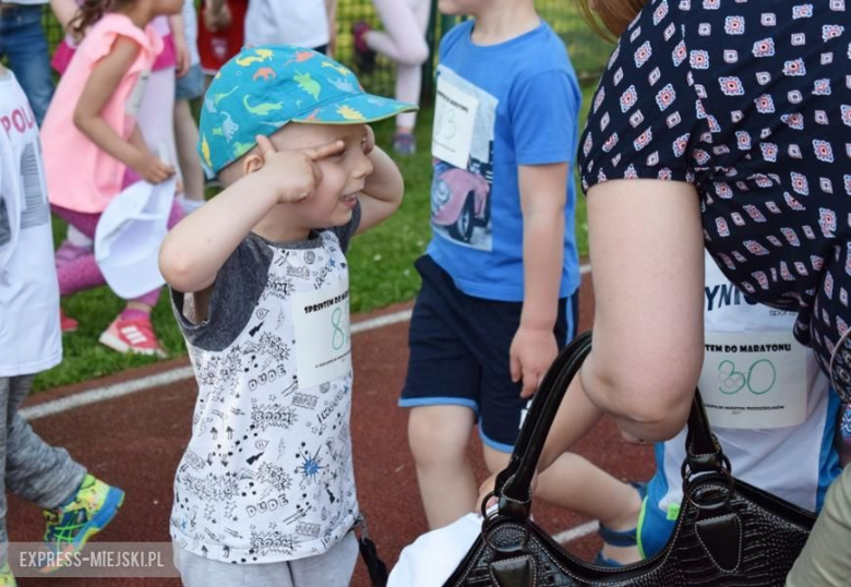 Przedszkolaki wzięły udział w maratonie