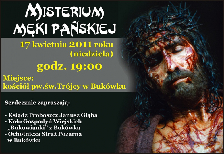 Misterium Męki Pańskiej w Bukówku