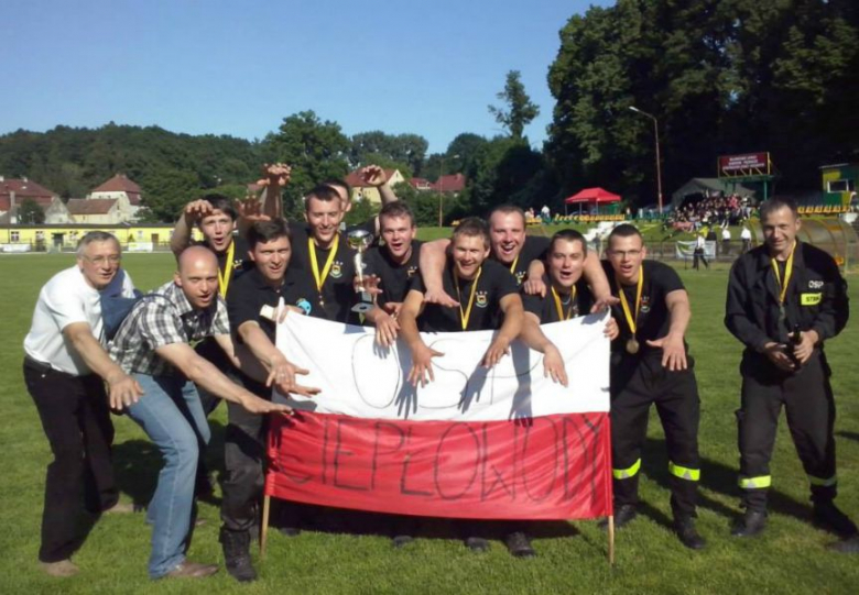 OSP Ciepłowody na zawodach w Złotoryi