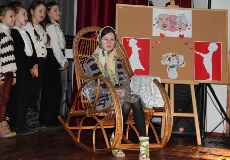 Dzień Babci i Dziadka w Gminnym Ośrodku Kultury w Kostomłotach