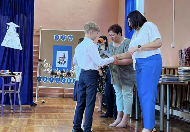 Zakończenie roku szkolnego w Szkole Podstawowej w  Mieczkowie