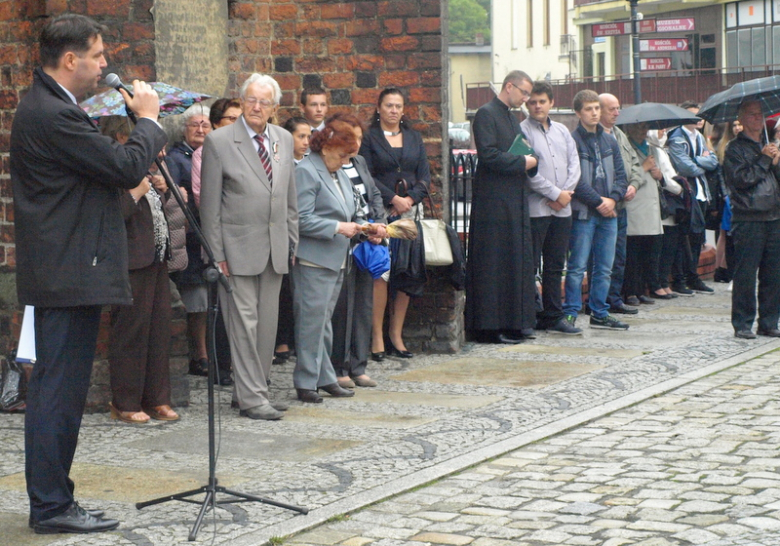 Uroczystości pod pomnikiem