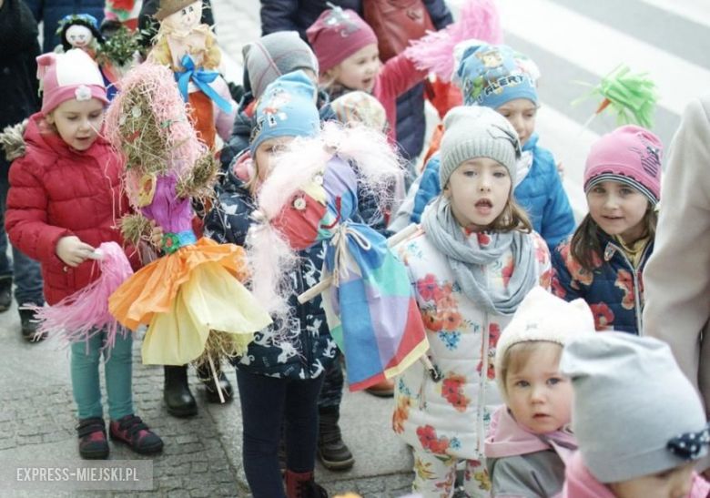 Pochód przedszkolaków w Środzie Śląskiej
