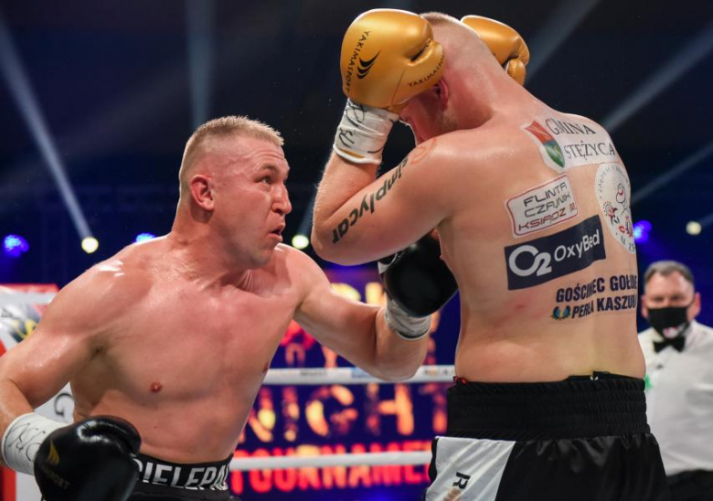 Mateusz Cielepała wielkim wygranym gali Rocky Boxing Night