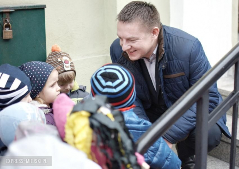 Pochód przedszkolaków w Środzie Śląskiej