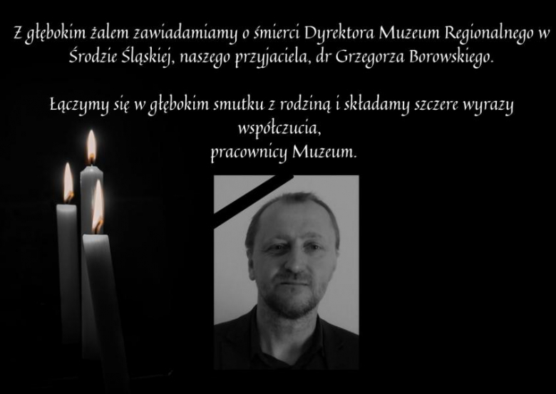 Kondolencje dla rodziny i bliskich Ś.P. Grzegorza Borowskiego