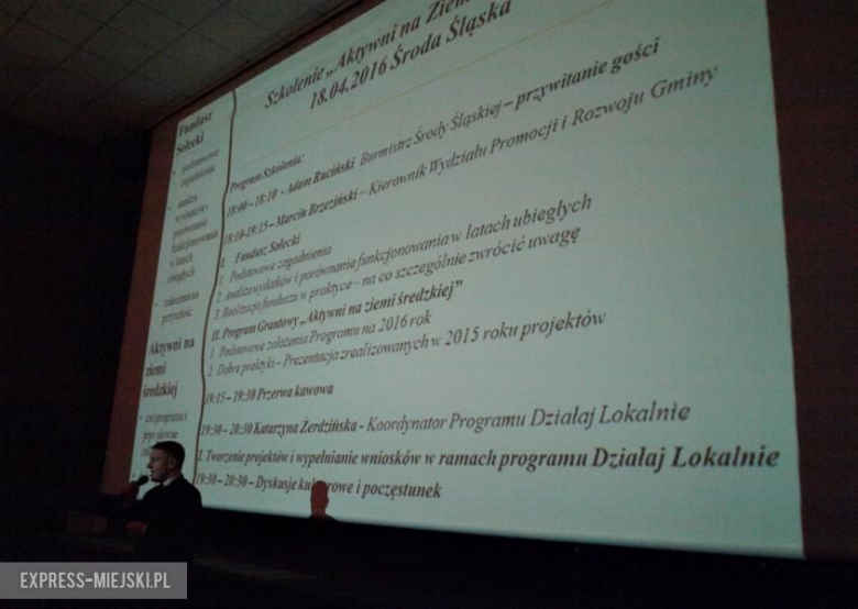 Aktywni na ziemi średzkiej - szkolenie