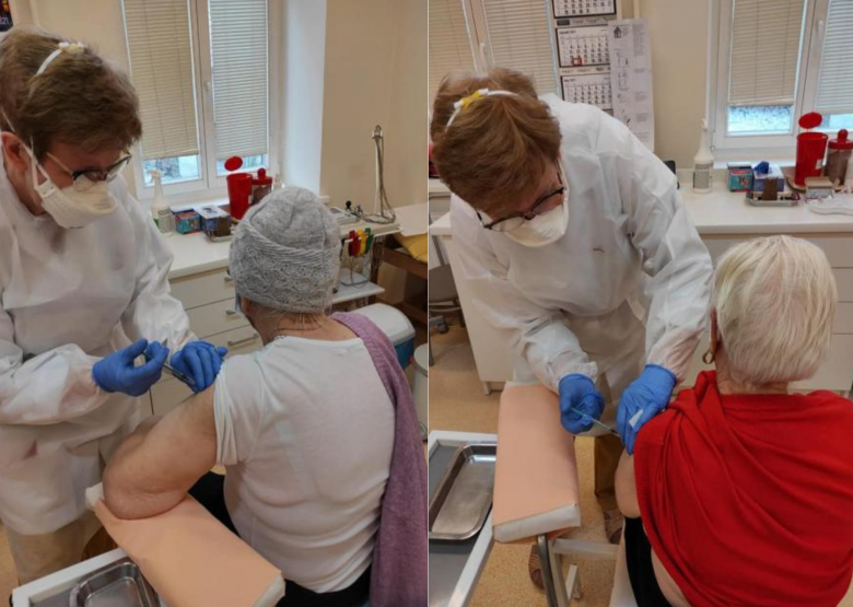 Pierwsi pacjenci zostali zaszczepieni w Kostomłotach