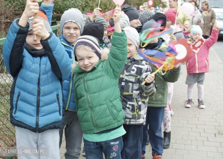 Pochód przedszkolaków w Środzie Śląskiej
