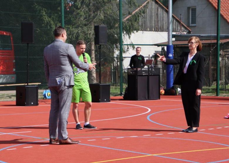 Otwarcie nowego boiska w Ujeździe Górnym