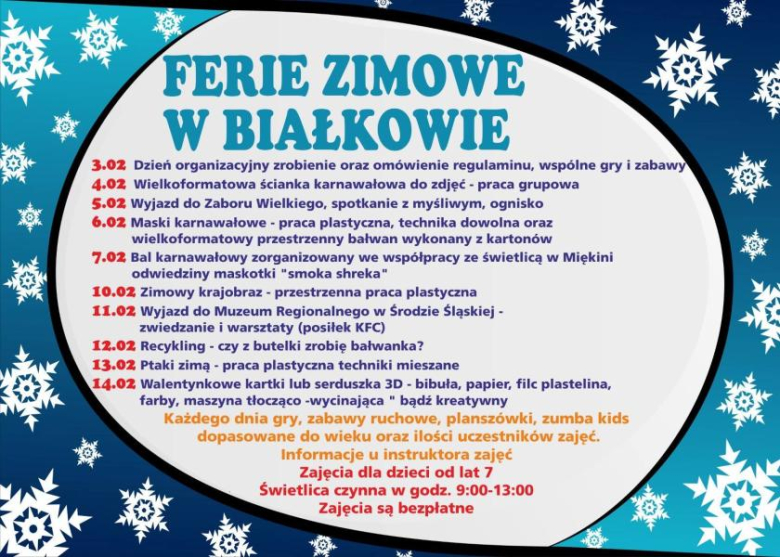 Ferie Zimowe