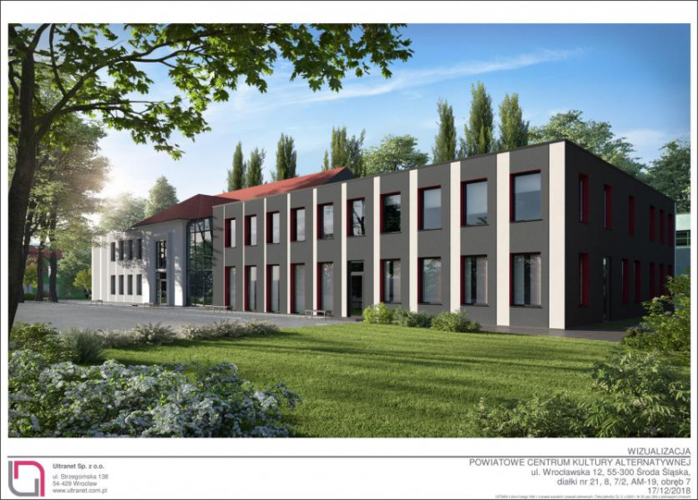 Projekt Centrum Kultury Alternatywnej w Środzie Śląskiej