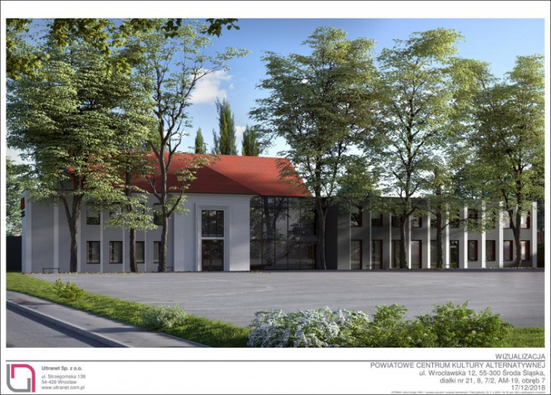 Projekt Centrum Kultury Alternatywnej w Środzie Śląskiej