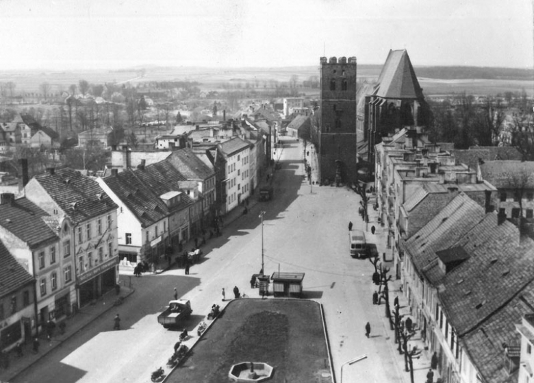 Widok z wieży ratuszowej