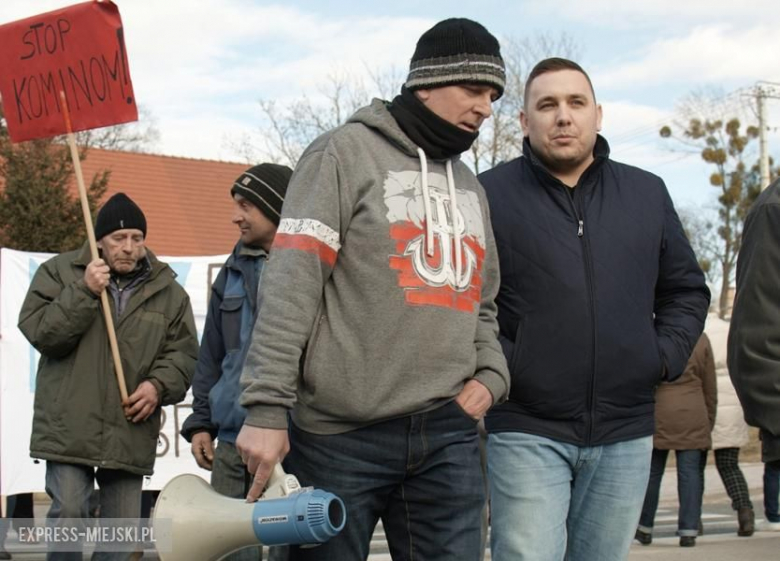 Protest na przejściu dla pieszych na DK94
