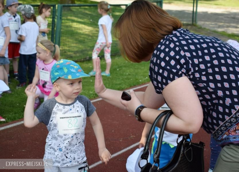 Przedszkolaki wzięły udział w maratonie