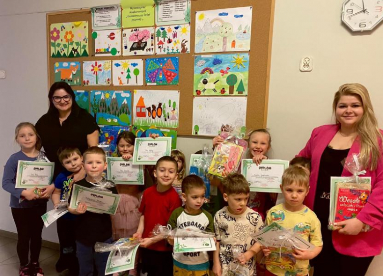 Konkurs plastyczny w malczyckim przedszkolu