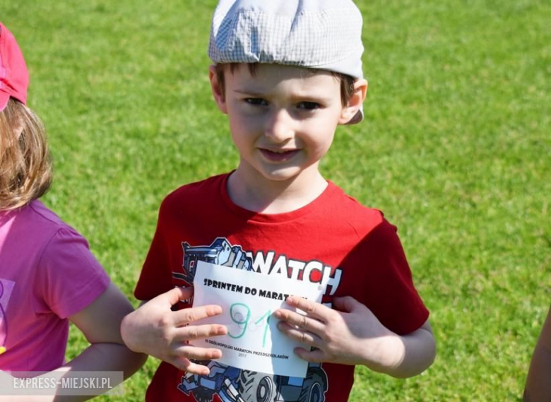 Przedszkolaki wzięły udział w maratonie