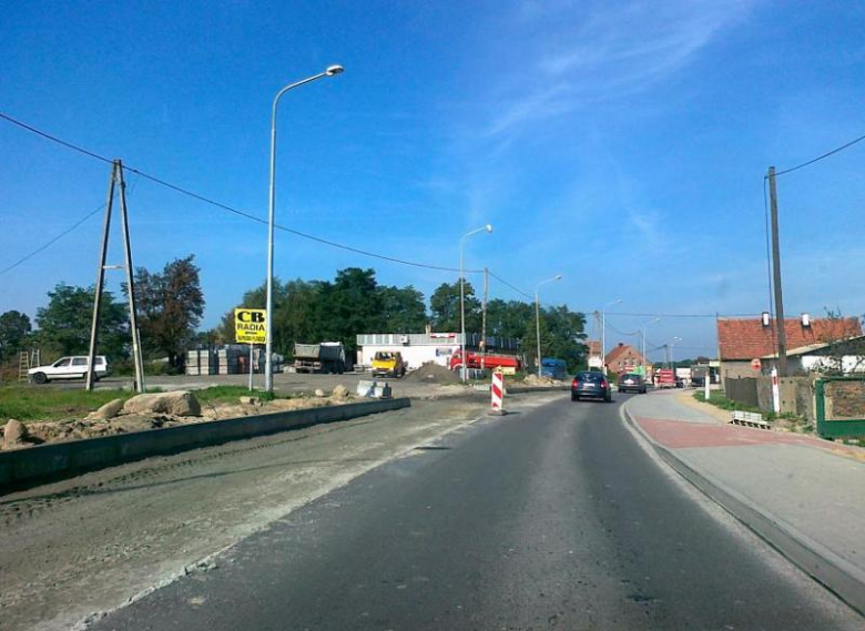 Utrudnienia drogowe w miejscowości Rusko