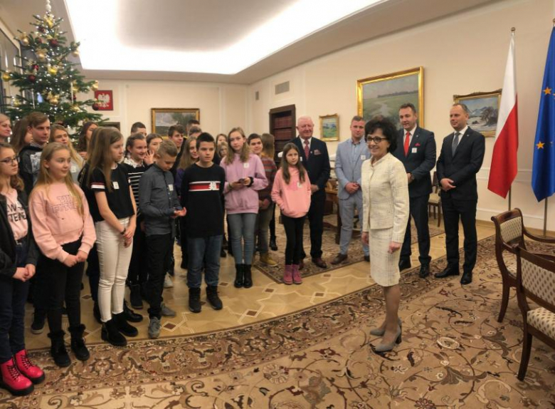 Uczniowie z Gminy Udanin w Sejmie RP